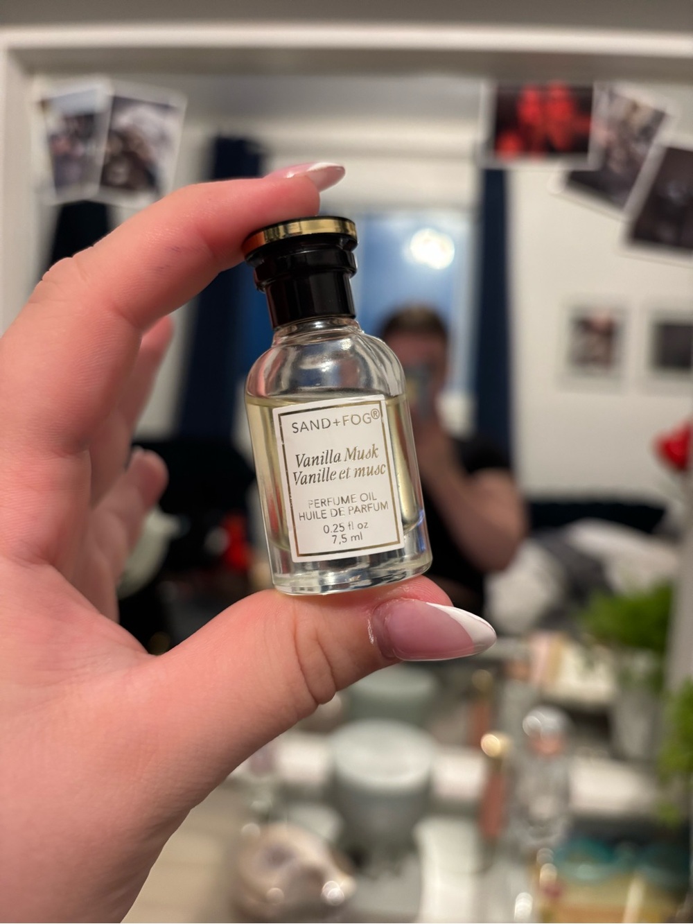 SAND+FOG Vanilla Musk Perfume Oil — Clear